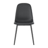 Sleek Black Dining Chair Set - Modern Comfort in Every Seat!