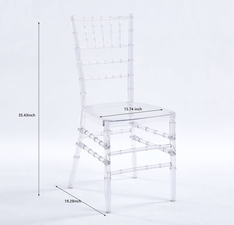 Chic Plastic Dining Chair Set