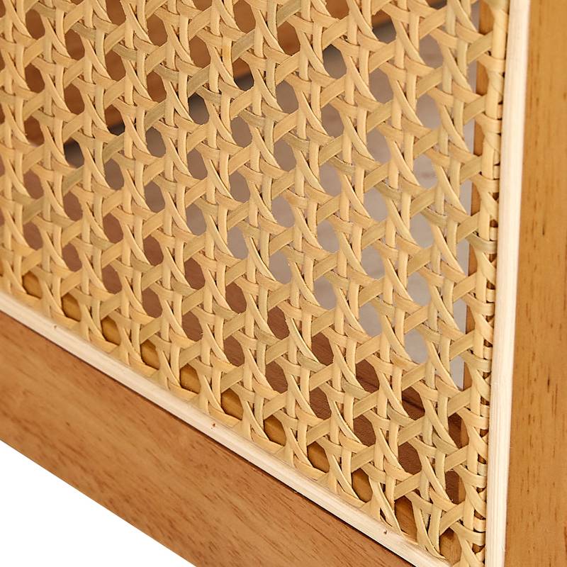 Chic Rattan-Accent Coffee Table