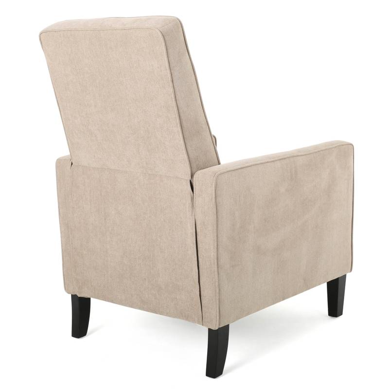 Luxe Linen Push-Back Chair
