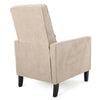 Luxe Linen Push-Back Chair