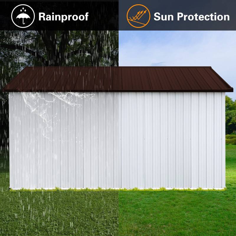 Stylish Outdoor Storage Shed with Window