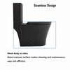 Sleek Black Eco-Friendly Toilet