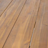 Zion Rustic Wood & Metal Dining Table