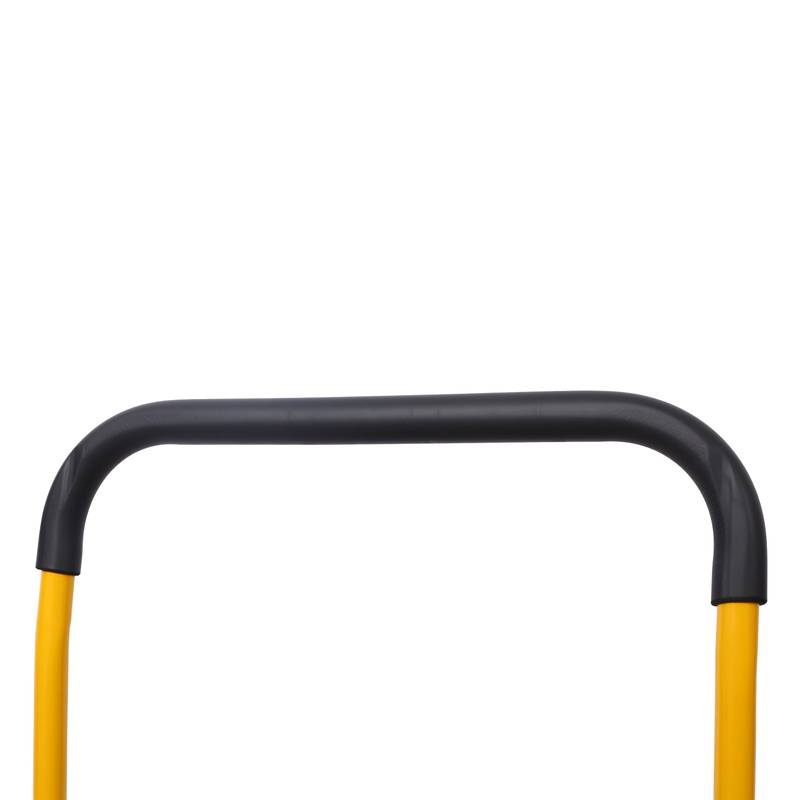 Versatile Heavy-Duty Folding Dolly in Black and Yellow