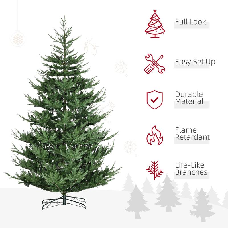 Festive Glow 9ft Realistic Pine Christmas Tree