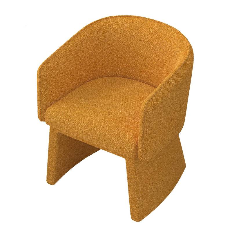 Chic Orange Lounge Chair