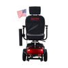 MAX PLUS RED Compact Outdoor Scooter with Basket & USB Charger