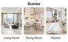 Chic White Dining Chair Set