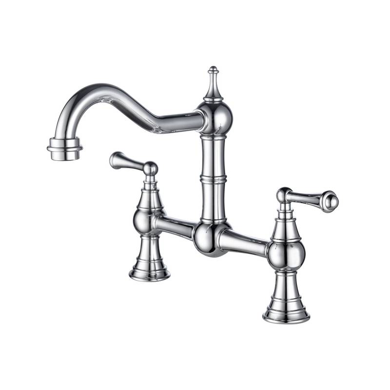 Classic Charm Dual Handle Kitchen Faucet