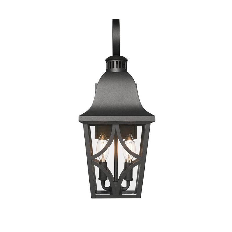 Matte Black Waterproof Wall Lantern