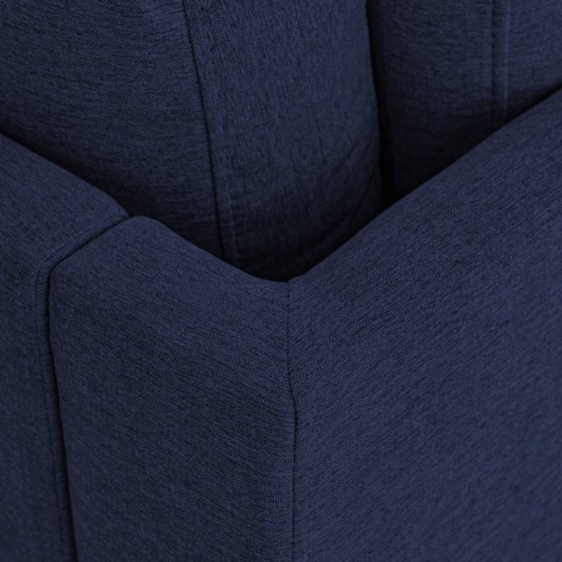 Chic Mid-Century Corner Lounge Chair - Cozy & Versatile!