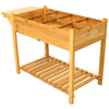 Garden Buddy Elevated Planter with Foldable Table & Storage