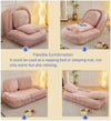 Cozy Pup Lounge: Pink Adjustable Sofa Bed