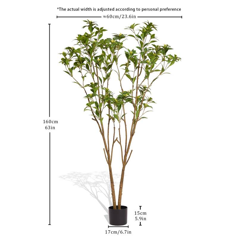 Lush Green Faux Bonsai Tree for Home Decor