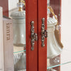 Illuminated Cherry Wine Display Cabinet