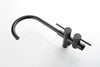Sleek Matte Black Freestanding Bathtub Faucet with Handheld Shower