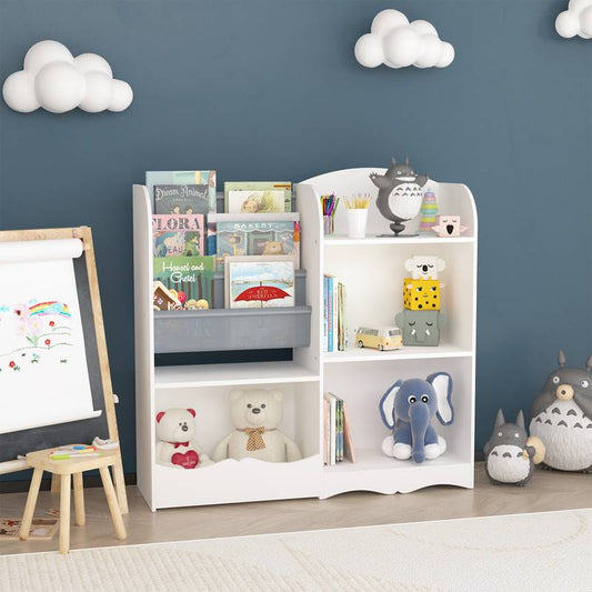 Kiddo's Cozy Bookshelf and Toy Fun Zone