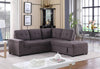 Katie Sleeper Sectional Sofa with Storage Ottoman