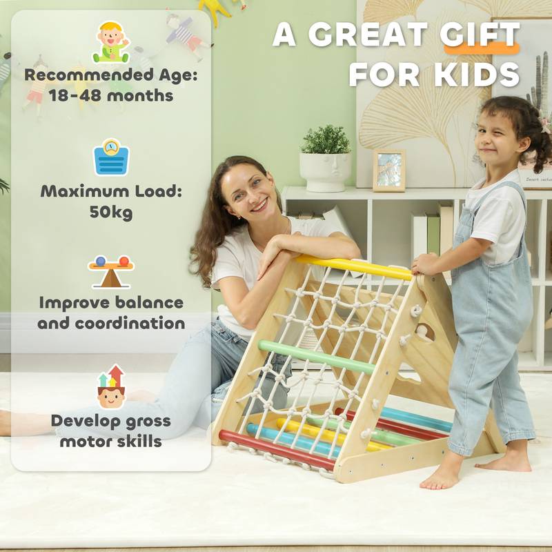 Rainbow Adventure Climber Play Set