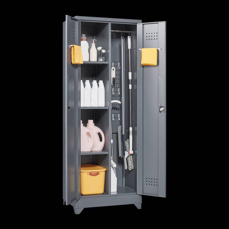 Lockable Metal Storage Solutions: Tall Tool Organizer for Home & Shop