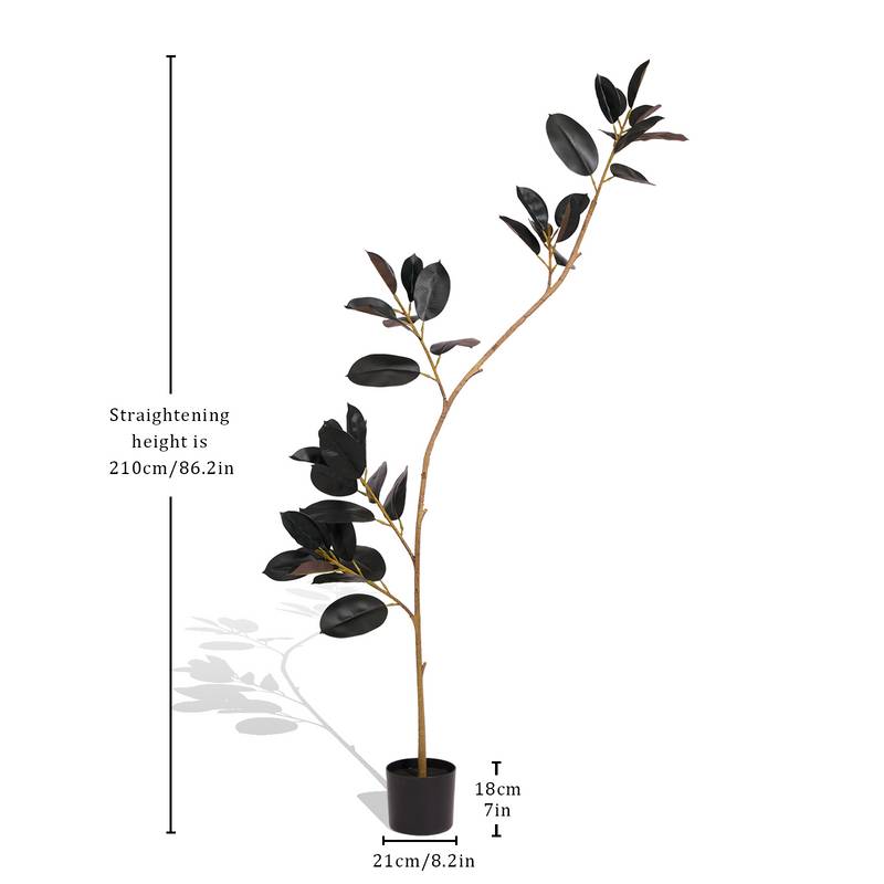 Lush Tropical Bonsai - UV-Resistant Artificial Plant