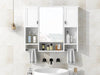 Sleek Wall-Mounted Bathroom Storage & Mirror Cabinet