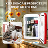 Chill & Heat Mini Fridge - Eco-Friendly Fun in Red!
