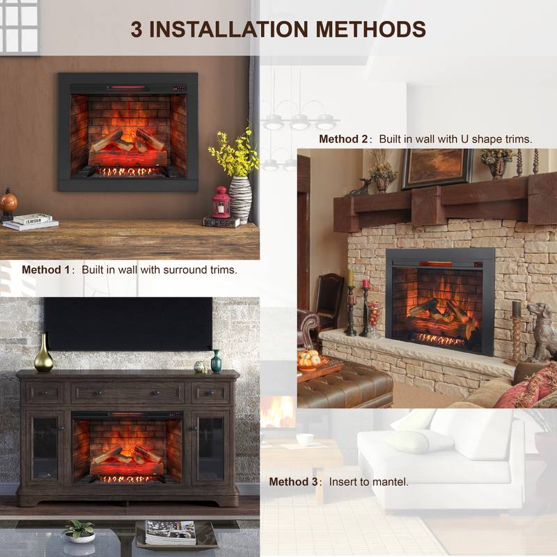 Cozy Touch Electric Fireplace Insert