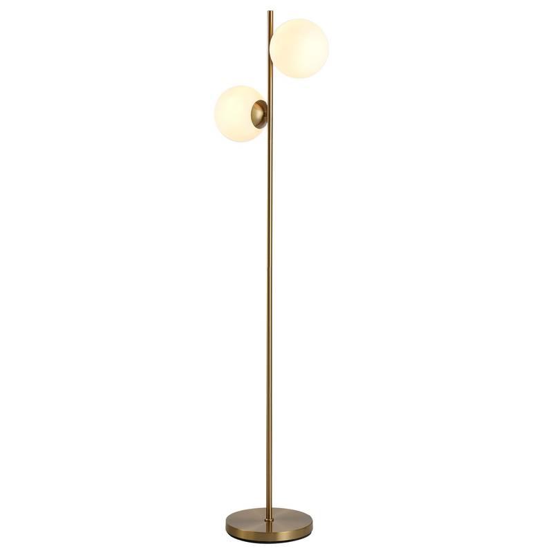 Stylish Glass Shade Floor Lamp