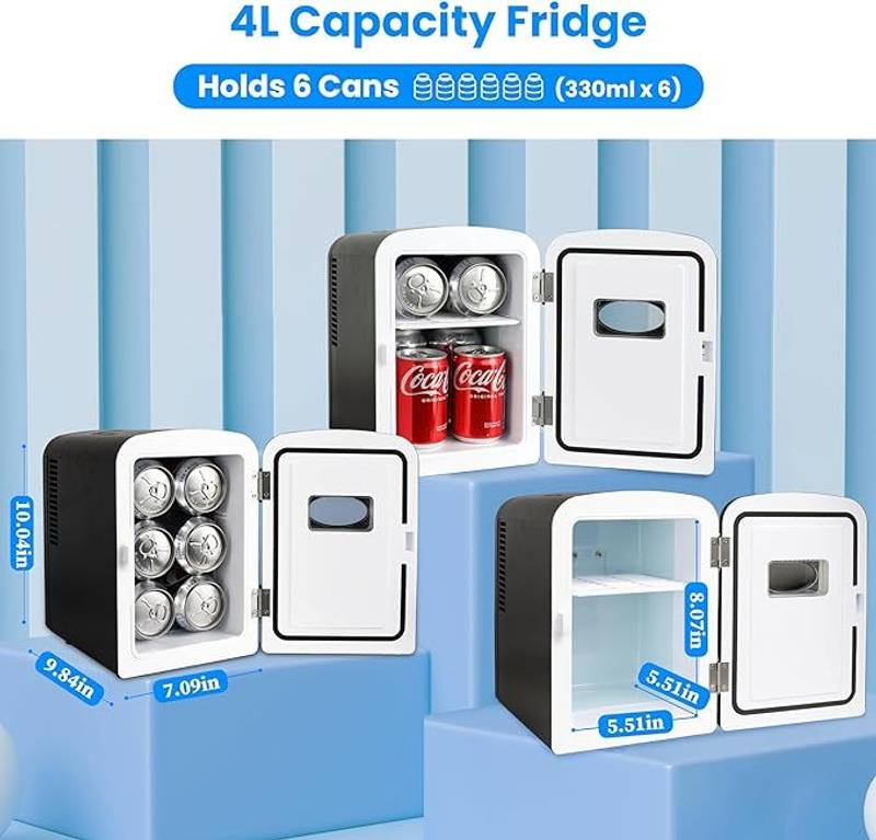 Chill & Heat Mini Fridge: Eco-Friendly Portable Cooler & Warmer