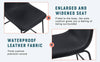 Sleek Black PU Leather Chair