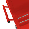 Rolling Red Tool Chest with Wheels & Drawers