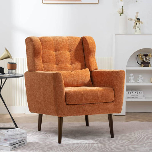 Chic Chenille Lounge Chair – Cozy Armchair for Any Space
