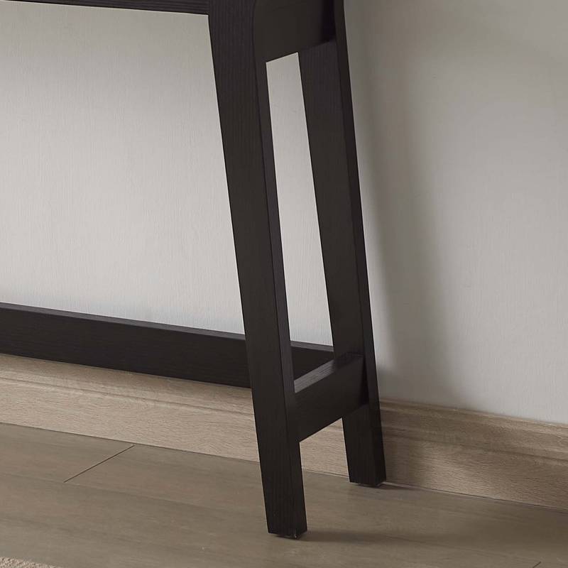 Chic Red Cocoa Console Table