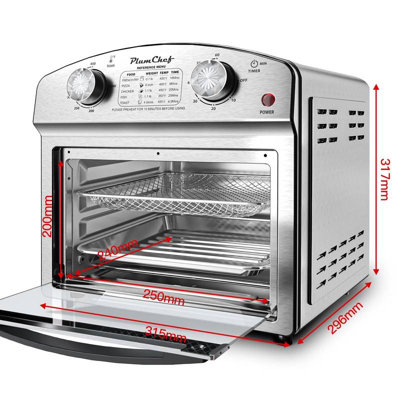 Versatile Silver Convection Oven – Bake, Roast, Toast & More!