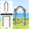 Versatile Black Garden Arch for Climbing Plants