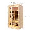 Cozy Colors Far Infrared Sauna for One