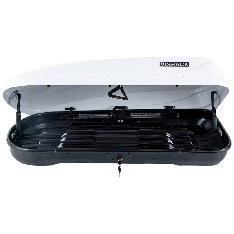 VISRACK Secure Roof Cargo Box - Tool-Free Installation, Spacious & Sturdy