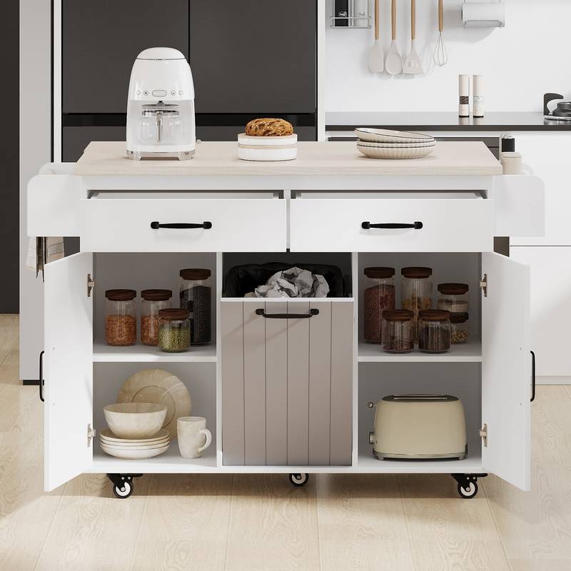 Savvy Chef's Rolling Kitchen Island