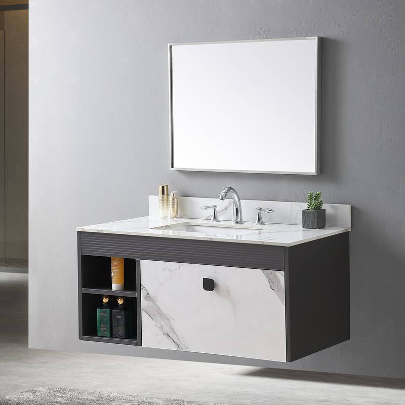 Elegant Carrara Stone Bathroom Vanity Top