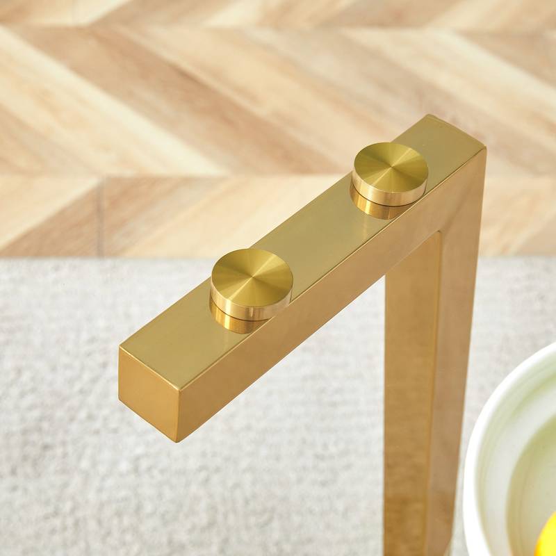 Chic Gold-Base Glass Dining Table – Perfect for Home & Office Gatherings!