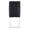 Chic Black Arch Dining Chairs - Set of Two
