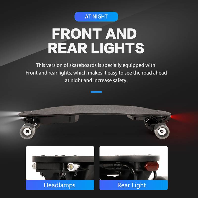 All-Terrain Electric Longboard with Remote Control