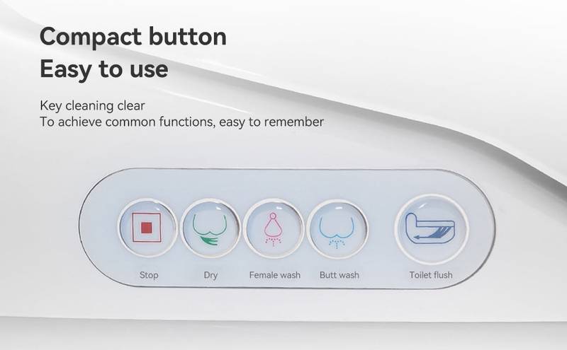 Heated Bidet Smart Toilet