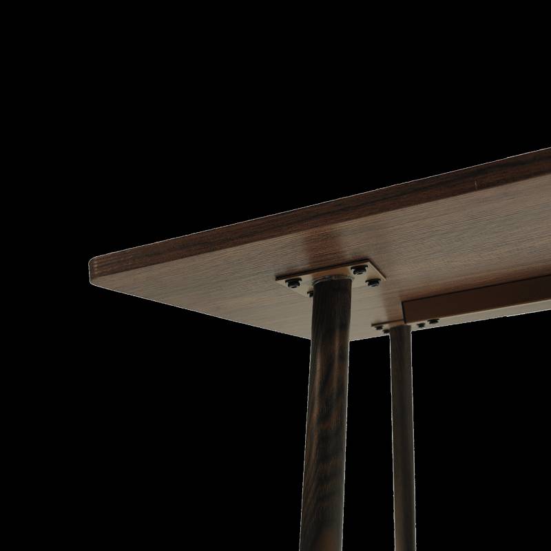 Walnut Delight: Modern Mini Dining & Desk Table