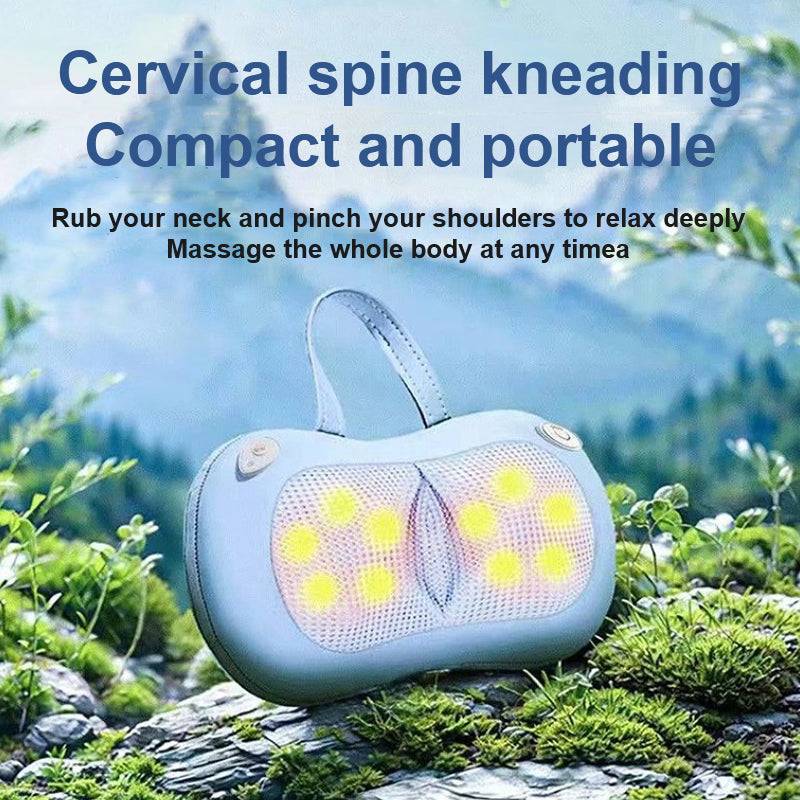 Cozy Heat Massage Pillow for Back & Neck Relief