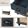 Rustic Charm Storage Bench with Baskets
