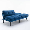 Navy Blue Cozy Convertible Sofa Bed