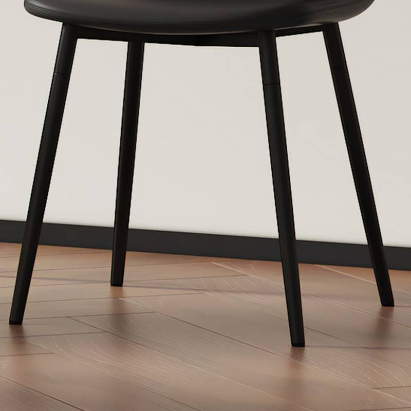Sleek Black Dining Chair Set - Modern Comfort in Every Seat!